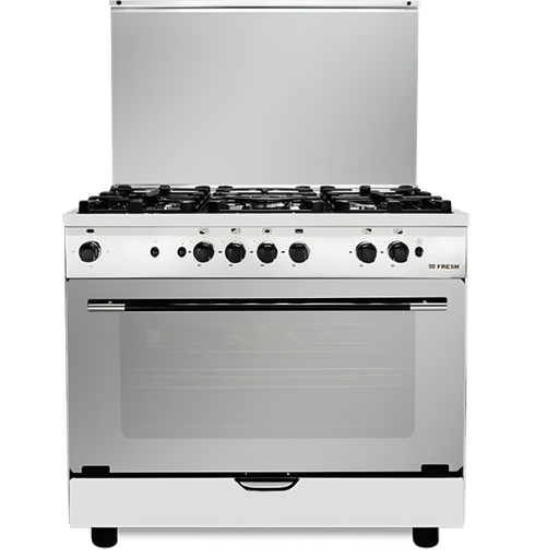 [بوتاجاز غاز فريش بلازا كاست لايت، 5 شعلة، ستانلس ستيل- 17685] بوتاجاز غاز فريش بلازا كاست لايت، 5 شعلة، ستانلس ستيل- 17685 