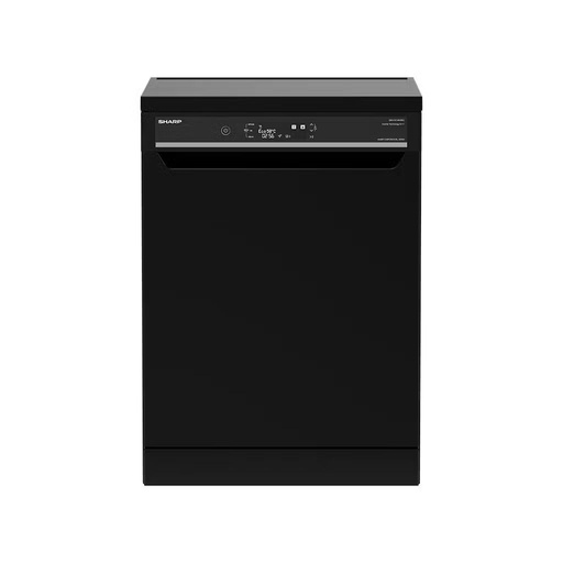 [غسالة اطباق شارب، موتور انفرتر، سعة 14 فرد، اسود - QW-V1014M-BK2] غسالة اطباق شارب، موتور انفرتر، سعة 14 فرد، اسود - QW-V1014M-BK2 