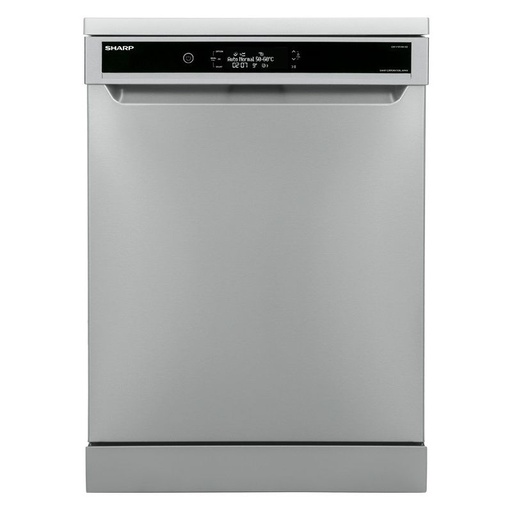 [غسالة اطباق شارب، موتور انفرتر، سعة 14 فرد، فضي - QW-V1014M-SS2] غسالة اطباق شارب، موتور انفرتر، سعة 14 فرد، فضي - QW-V1014M-SS2 