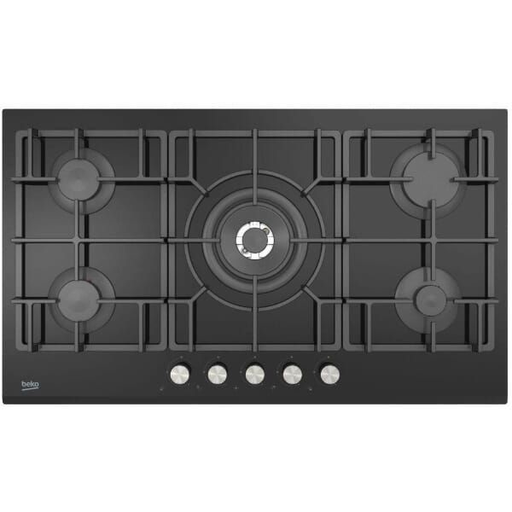 [مسطح غاز بلت ان بيكو، 5 شعلة، 90 سم، اسود -HISW95226SEL] مسطح غاز بلت ان بيكو، 5 شعلة، 90 سم، اسود -HISW95226SEL 
