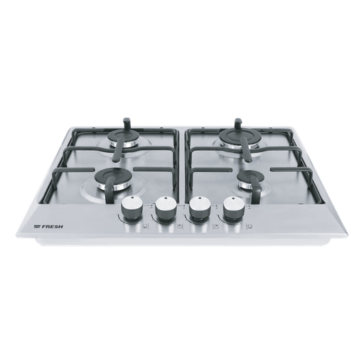 [بوتاجاز بلت ان مسطح فريش غاز، 60 سم، 4 شعلة، ستانلس ستيل - 19717] بوتاجاز بلت ان مسطح فريش غاز، 60 سم، 4 شعلة، ستانلس ستيل - 19717 