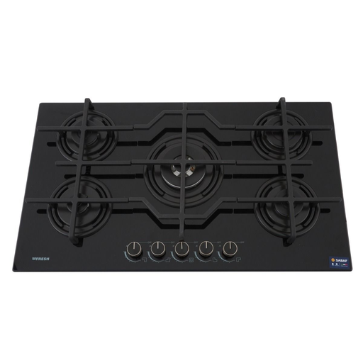 [بوتاجاز مسطح غاز بلت ان فريش ، 90 سم، 5 عيون، اسود- 17512] بوتاجاز مسطح غاز بلت ان فريش ، 90 سم، 5 عيون، اسود- 17512 