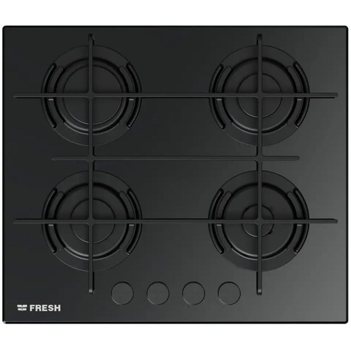 [مسطح غاز بلت ان فريش، 4 شعلة، 60 سم، رمادي - 9624] مسطح غاز بلت ان فريش، 4 شعلة، 60 سم، رمادي - 9624 