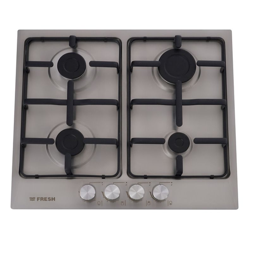 [مسطح غاز فريش بلت ان، 4 شعلات، ستانلس ستيل - 8868SI] مسطح غاز فريش بلت ان، 4 شعلات، ستانلس ستيل - 8868SI 