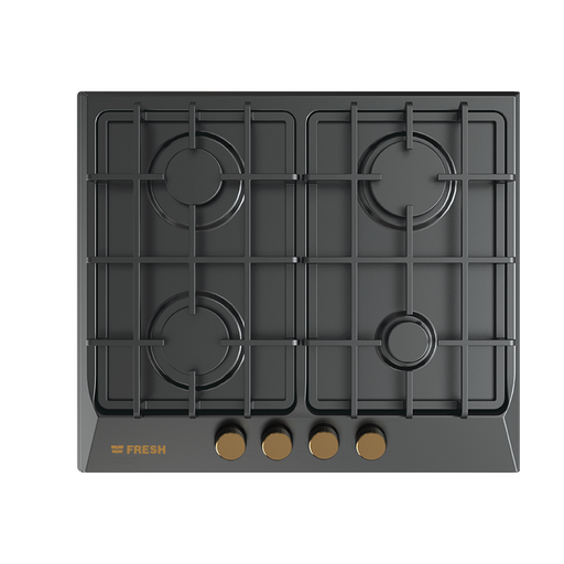 [مسطح غاز فريش بلت ان، 4 شعلات، اسود - Br 9860] مسطح غاز فريش بلت ان، 4 شعلات، اسود - Br 9860 