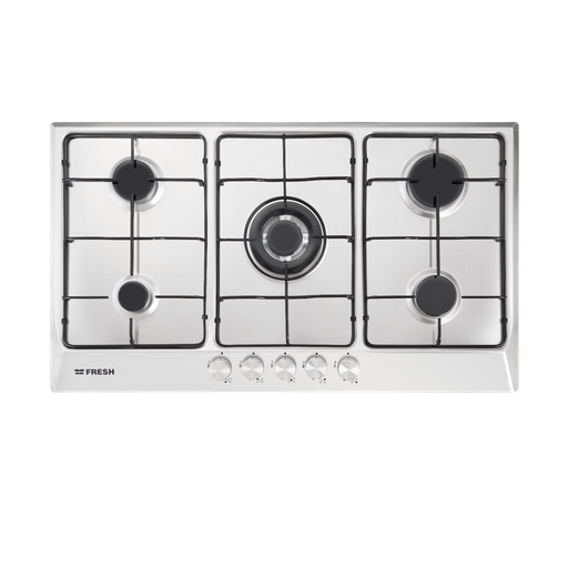 [مسطح غاز فريش بلت ان، 5 شعلة، فضي– 8866] مسطح غاز فريش بلت ان، 5 شعلة، فضي– 8866 