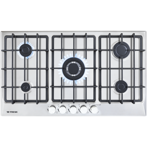 [مسطح غاز فريش بلت ان، 5 شعلة، فضى - IV 8869] مسطح غاز فريش بلت ان، 5 شعلة، فضى - IV 8869 