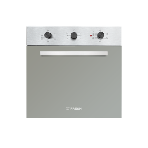 [فرن غاز وكهرباء بلت ان فريش بشواية، 60 سم، 65 لتر، ستانلس ستيل -17507] فرن غاز وكهرباء بلت ان فريش بشواية، 60 سم، 65 لتر، ستانلس ستيل -17507 