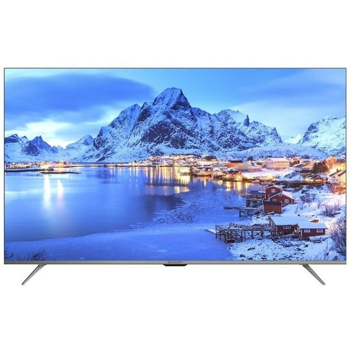 [شاشة تلفزيون سمارت بدون إطار شارب 55 بوصة LED، بدقة 4K UHD، بريسيفر داخلي - 4T-C55DL6EX] شاشة تلفزيون سمارت بدون إطار شارب 55 بوصة LED، بدقة 4K UHD، بريسيفر داخلي - 4T-C55DL6EX 