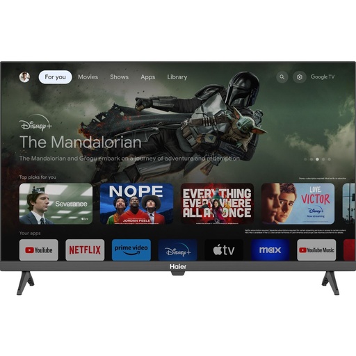 [شاشة تلفزيون سمارت LED هاير 32 بوصة بدقة HD مع ريسيفر داخلي - H32K80E] شاشة تلفزيون سمارت LED هاير 32 بوصة بدقة HD مع ريسيفر داخلي - H32K80E 