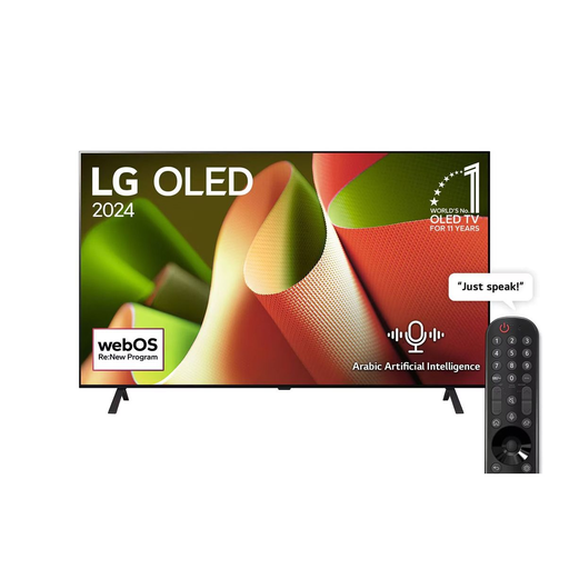 [شاشة تلفزيون ال جي 55 بوصة سمارت OLED، بدقة 4K UHD، بريسيفر داخلي - OLED55B46LA] شاشة تلفزيون ال جي 55 بوصة سمارت OLED، بدقة 4K UHD، بريسيفر داخلي - OLED55B46LA 