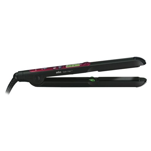 [مكواه فرد الشعر ساتين هير 7 براون، اسود/احمر - ST750] مكواه فرد الشعر ساتين هير 7 براون، اسود/احمر - ST750 