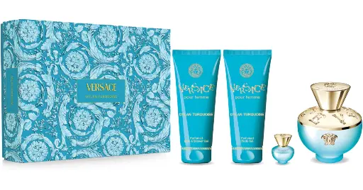 [VERSACE POUR FEMME DYLAN TURQUOISE] VERSACE POUR FEMME DYLAN TURQUOISE SET 10A-104