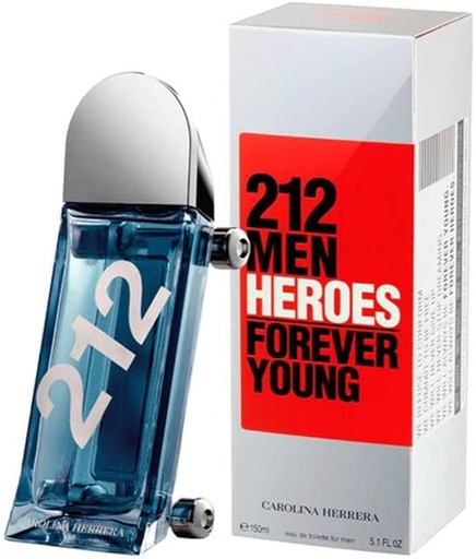 [Carolina Herrera 212 Men Heroes Forever Young Eau de Toilette 150 ML] Carolina Herrera 212 Men Heroes Forever Young Eau de Toilette 150 ML