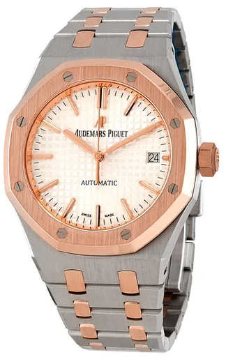 [Audemars piguet This is an Audemars Piguet Royal Oak Selfwinding 37mm in two-tone stainless steel and 18-karat pink gold-35] Audemars piguet This is an Audemars Piguet Royal Oak Selfwinding 37mm in two-tone stainless steel and 18-karat pink gold-35