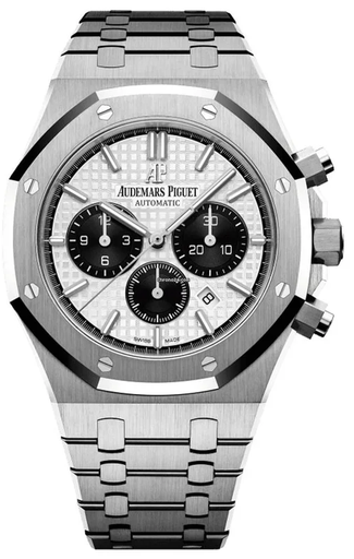 [Audemars piguet silver-toned Audemars Piguet Royal Oak Chronograph watch-49] Audemars piguet silver-toned Audemars Piguet Royal Oak Chronograph watch-49