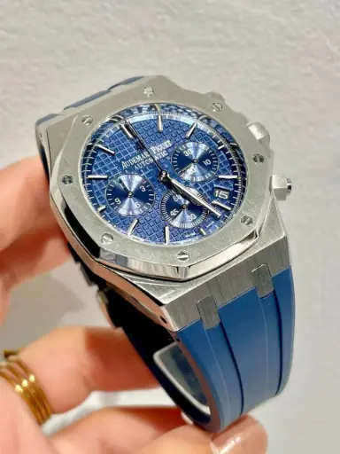 [AUDEMARS PIGUET ROYAL CHRONOGRAPH WATCH BLUE  -89] AUDEMARS PIGUET ROYAL CHRONOGRAPH WATCH BLUE  -89