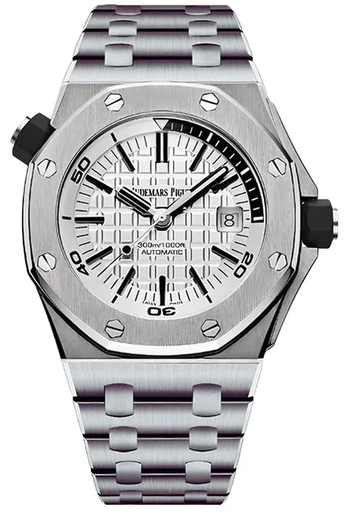 [Audemars piguet Audemars Piguet Royal Oak Offshore Diver featuring a silvered Méga Tapisserie -132] Audemars piguet Audemars Piguet Royal Oak Offshore Diver featuring a silvered Méga Tapisserie -132