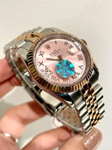 [Rolex Datejust in Everose Rolesor with a pink -39]  Rolex Datejust in Everose Rolesor with a pink -39