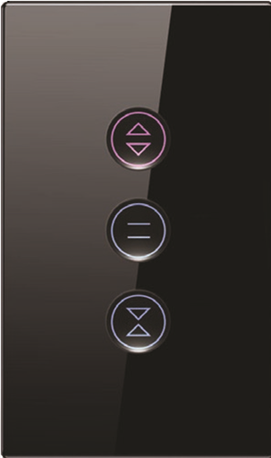 [SHUTTER SWITCH SINGLE CONCAVE (Black & White) (Zigbee)] SHUTTER SWITCH SINGLE CONCAVE (Black & White) (Zigbee)