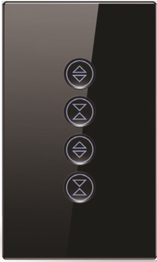 [SHUTTER SWITCH DOUBLE CONCAVE (Black & White) (Wifi)] SHUTTER SWITCH DOUBLE CONCAVE (Black & White) (Wifi)