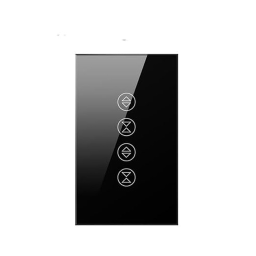 [SHUTTER SWITCH DOUBLE-FLAT (Black & White) (Zigbee)] SHUTTER SWITCH DOUBLE-FLAT (Black & White) (Zigbee)