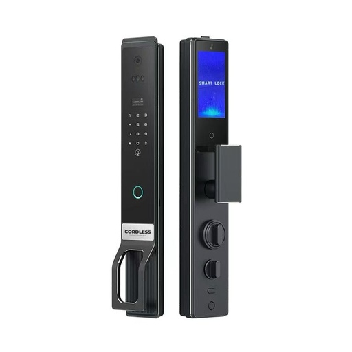 [Door Lock CL-Star (Black & Silver & Brown)] Door Lock CL-Star (Black & Silver & Brown)