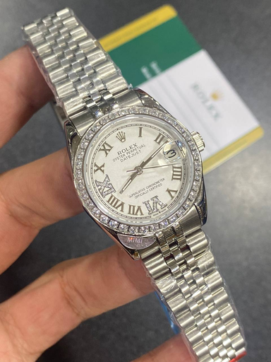 [Rolex Lady-Datejust with a custom diamond bezel-53]  Rolex Lady-Datejust with a custom diamond bezel-53