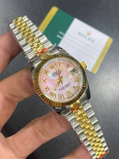 [Rolex Lady-Datejust with a pink mother118]  Rolex Lady-Datejust with a pink mother118